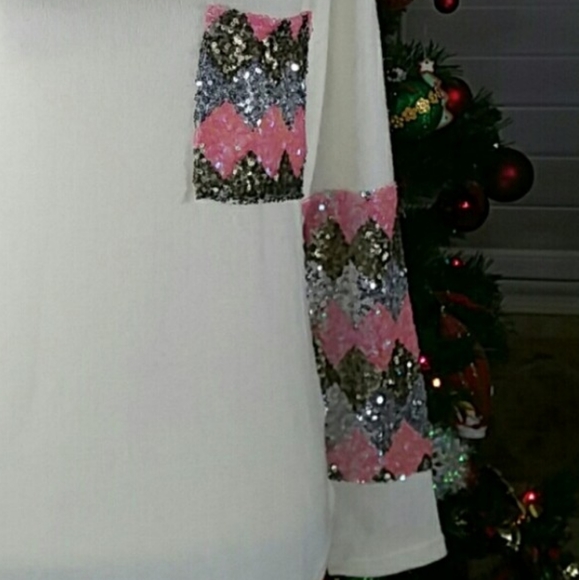 Style Rack Sequined Sweater Sz.S - Picture 5 of 10